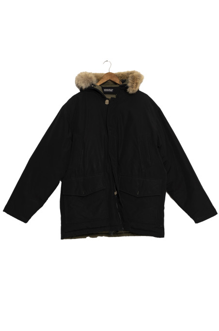 Chaquetón Woolrich reversible negro/verde